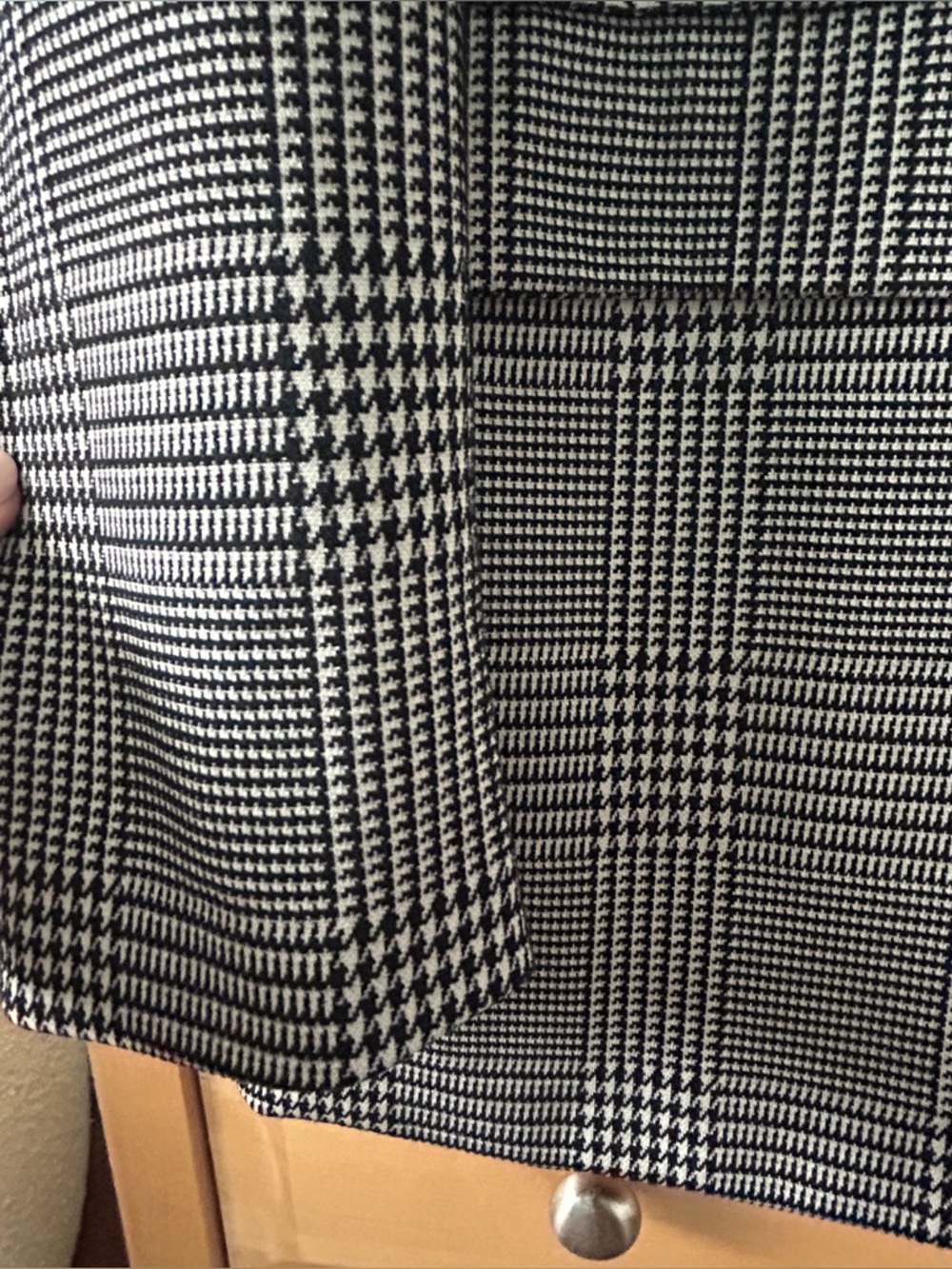 RDI Oversized Double Breasted Plaid Blazer - Picture 9 of 15